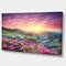 Designart - Morning with Flowers in Mountains - Landscape Photography Canvas Print